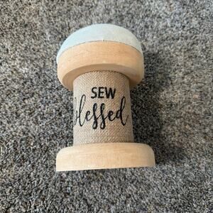 NEW Sew-Ology Sew Blessed Decorative & Functional Pin Cushion Neutral Colors